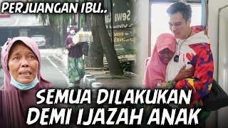 BERJUALAN PEYEK DEMI MENYEKOLAHKAN ANAK2NYA, DAN SEMPAT MENJADI KULI BANGUNAN