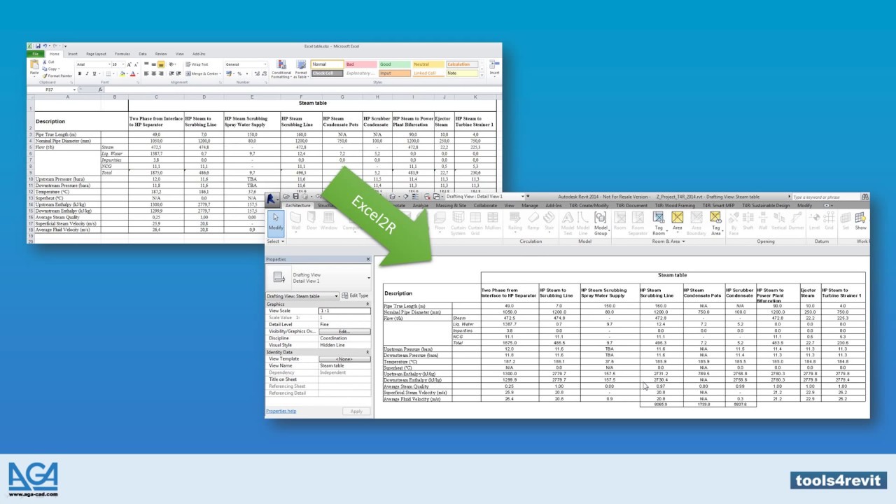 revit excel import