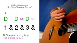 Strumming Patterns In 3/4 Time - Beginner Strumming Lesson