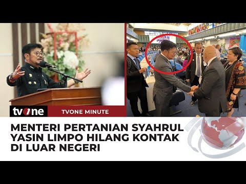 Hilang Kontak, Wamentan Tegaskan Menteri Syahrul Yasin Limpo Tak Kabur | tvOne Minute