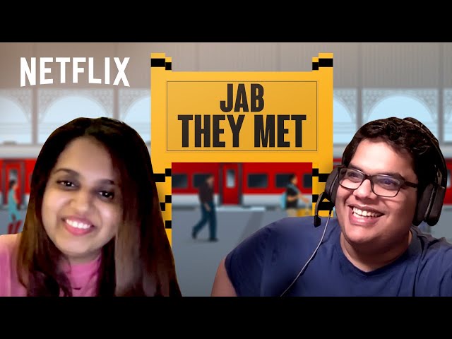 @tanmaybhat u0026 @aishmrj React to Jab We Met | Netflix India class=
