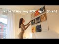 decorating my NYC apartment! ★ MOVING VLOGS ep.2