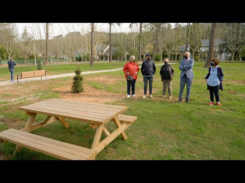 El ayuntamiento de Ponferrada crea una zona recreativa en el entorno de la iglesia de Compostilla