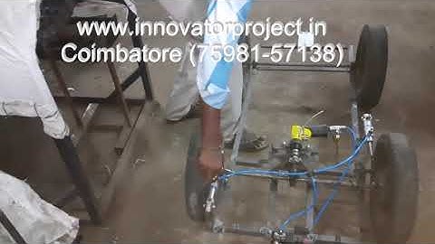 intelligent braking system for four wheeler model / automatic braking system for four wheeler model