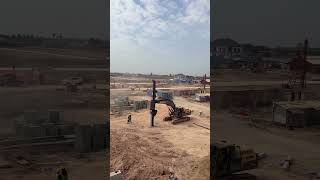 Pile Hammering by Volvo #shorts #diy #pile #video #viral
