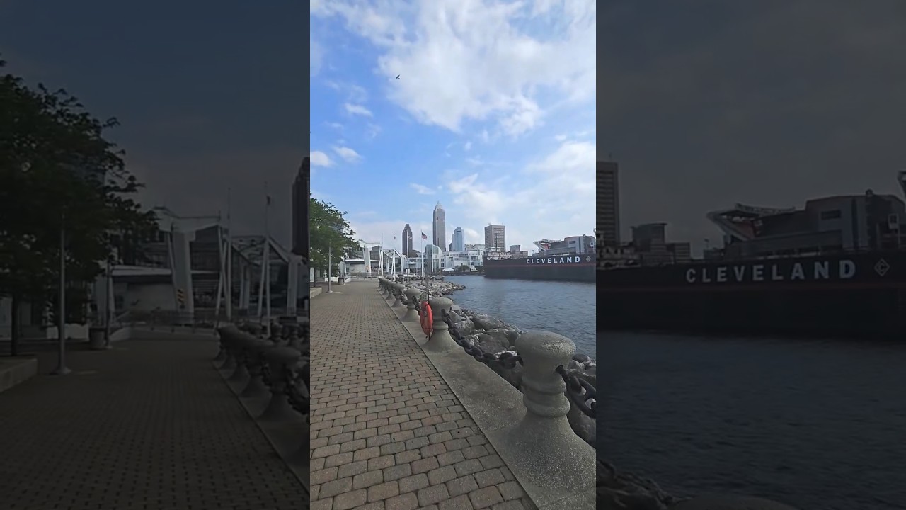 Cleveland, OH - Lake Erie waterfront