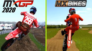 MXGP 2020 VS MXBIKES | Direct Comparison | GASGAS 2021