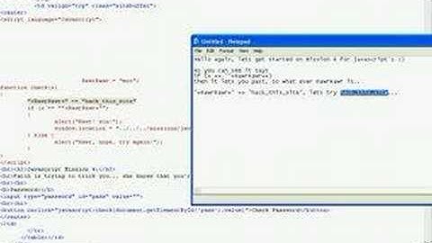 JavaScript: 4 - HackThisSite
