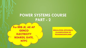 POWER SYSTEMS COURSE LECTURE - 2
