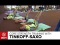 Core strength training with tinkoffsaxo