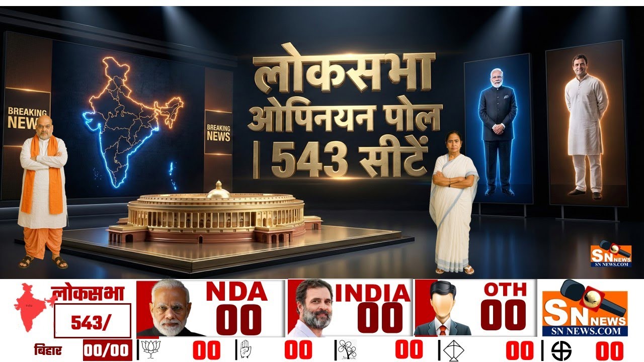 lok sabha opinion poll 2029  | Narendra Modi | Rahul Gandhi | BJP | INDIA vs NDA | 2025 election inc