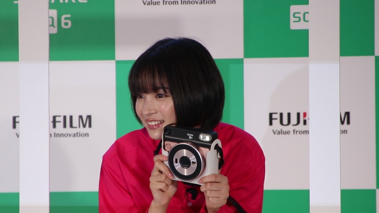 女優 ・広瀬すずが登場！富士フイルム instax・チェキ新製品を