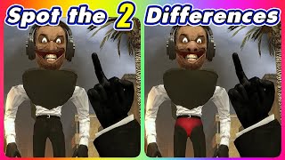 Spot the Differences | 🔍🚽Skibidi toilet VS Cameraman | Find the 2 Differences Challenge - Haha Quiz