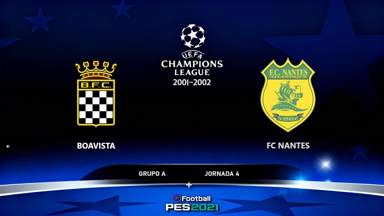 PES2021 UEFA Champions League 01/02 | Grupo A | Jornada 4 | 🇵🇹 Boavista 🆚 🇫🇷 Nantes FUMA