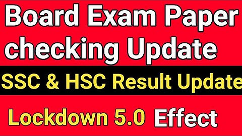 Maharashtra board SSC 2020,SSC & HSC copy checking new update 2020, HSC result date 2020