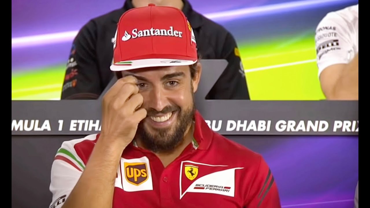 F1 funny! Fernando Alonso being the funniest F1 Legend YouTube