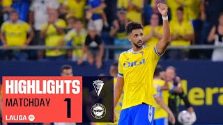 Highlights Cádiz CF vs Deportivo Alavés (1-0)