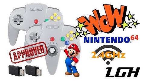 N64 WIRELESS GAMEPADS FOR PC THAT ARE BETTER THAN ORIGINAL --    LGH