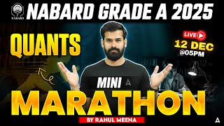 NABARD Grade A Quant 2025 | Quant Mini Marathon Class | Most Expected Quant Questions for NABARD