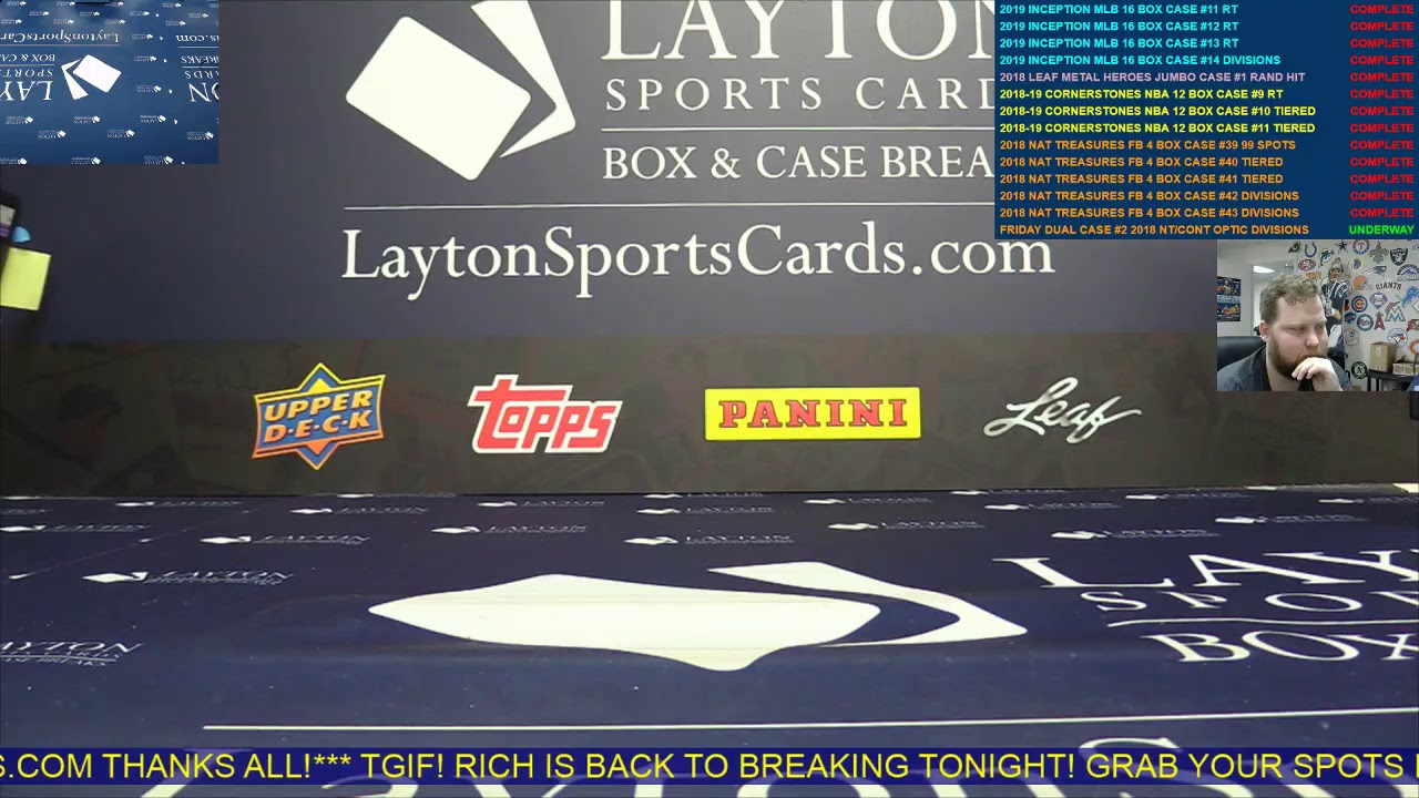 Layton Sports Cards Live! YouTube