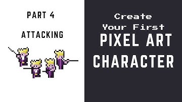 Create your first pixel art character - Part 4 - Walk DOWN + Attacking