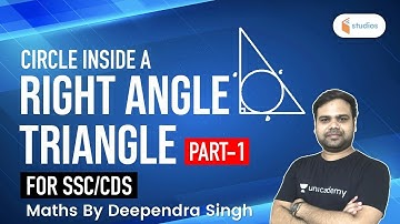 SSC/CDS 2021 | Maths By Deependra Singh | Right Angle Triangle (Part-1)