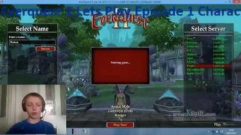 Everquest 2 Lets Play Episode 1- Character Creation