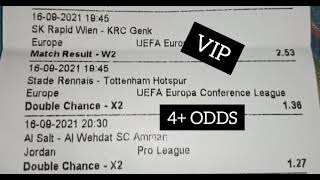 SEPTEMBER 16 2021 4+ ODDS BETTING TIPS TODAY 90% ACCURATE SURE FOOTBALL FIXED MATCHES PREDICTIONS screenshot 5