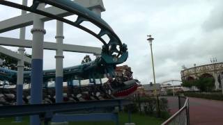 Granpus Jet Roller Coaster POV Vekoma Suspended Mitsui Greenland Japan HD 1080