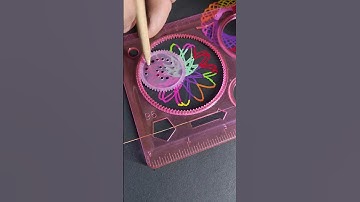 Count the number of circles drawn by pen in total!!! #spirograph #viralvideo #youtubeshorts #viral