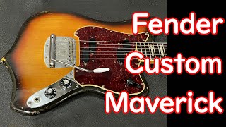 動画up】激レアFender Custom Maverick 1969年製かなり良い | いきすぎ