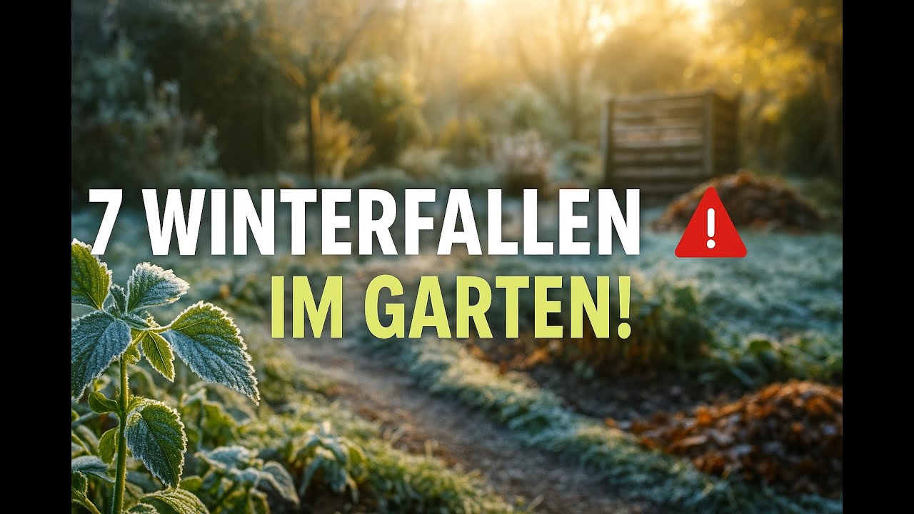 7 Winterfallen im Garten – Diese Fehler ruinieren dein Gartenjahr! ❄️🌿