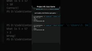 Build a Python Quiz Game | Beginner Project #5 #python #coding #learnpython #pythonbeginner