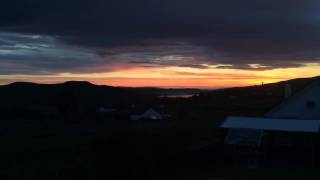 Time lapse of Sunset over Skye