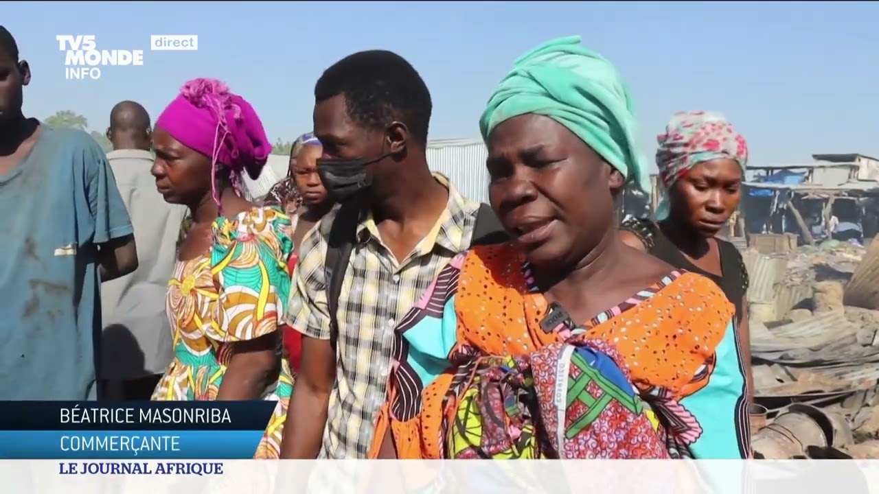Tchad : incendie au marché de Dembé à N'Djamena