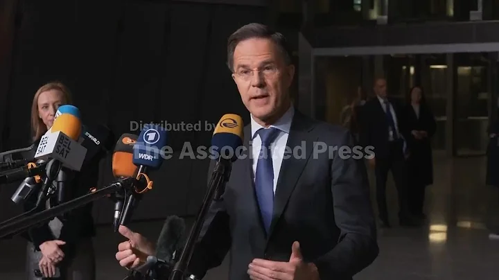 NATO secretary general arrives for foreign ministers meeting in Brussels