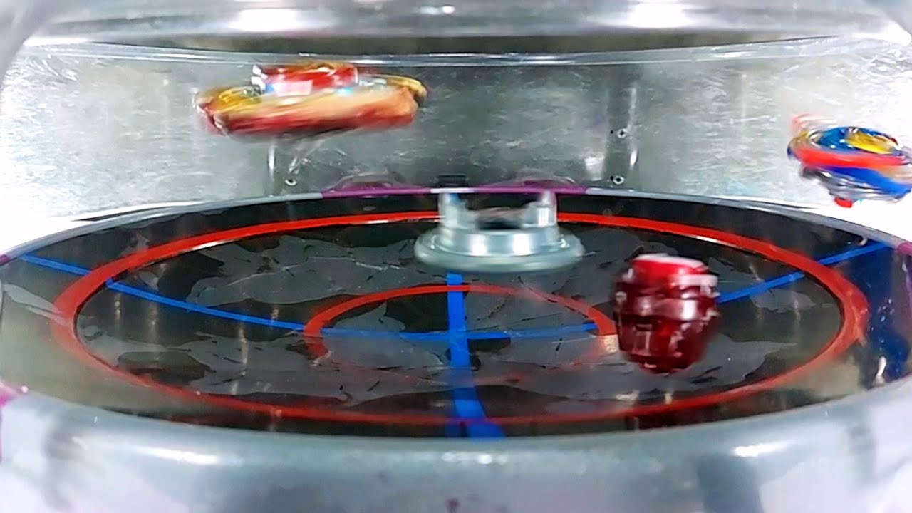 Ultimate Valkyrie bursts Astral Spriggan in Slow Motion ベイブレードバースト