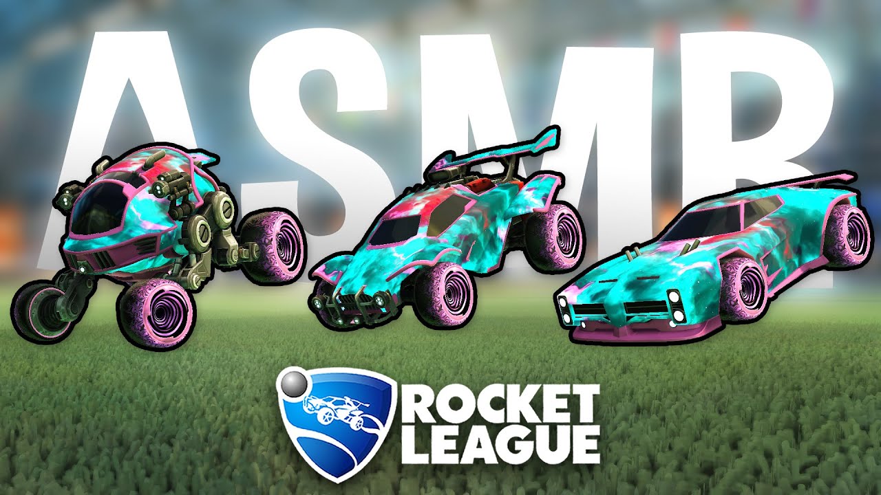 Reading car names in Rocket League ASMR (Binaural)