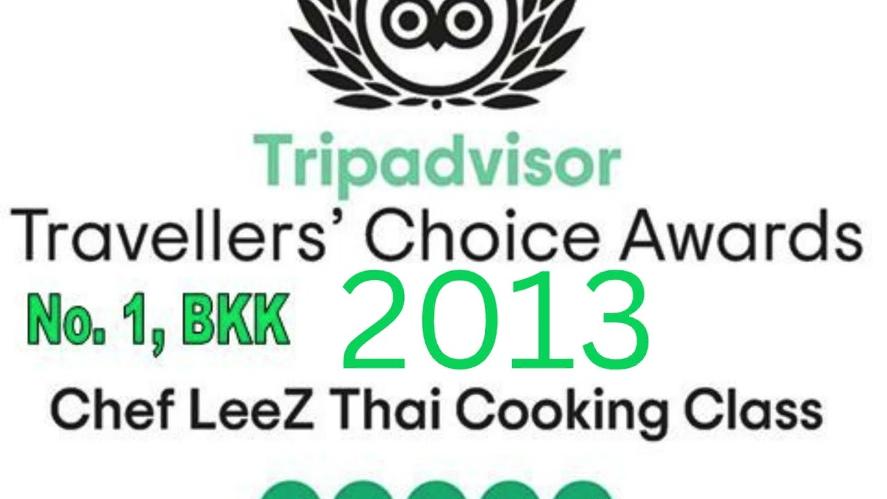 Chef LeeZ cooking class TA Awards 2011 to 2026. Ranked as No. 1 for 12 plus consecutive years!