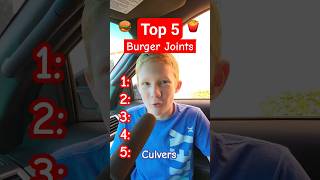 Top 5 Burger Joints