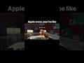 Apple every year😂😂||#minecraft #funny #comedy #shorts #trending  #memes #iphone