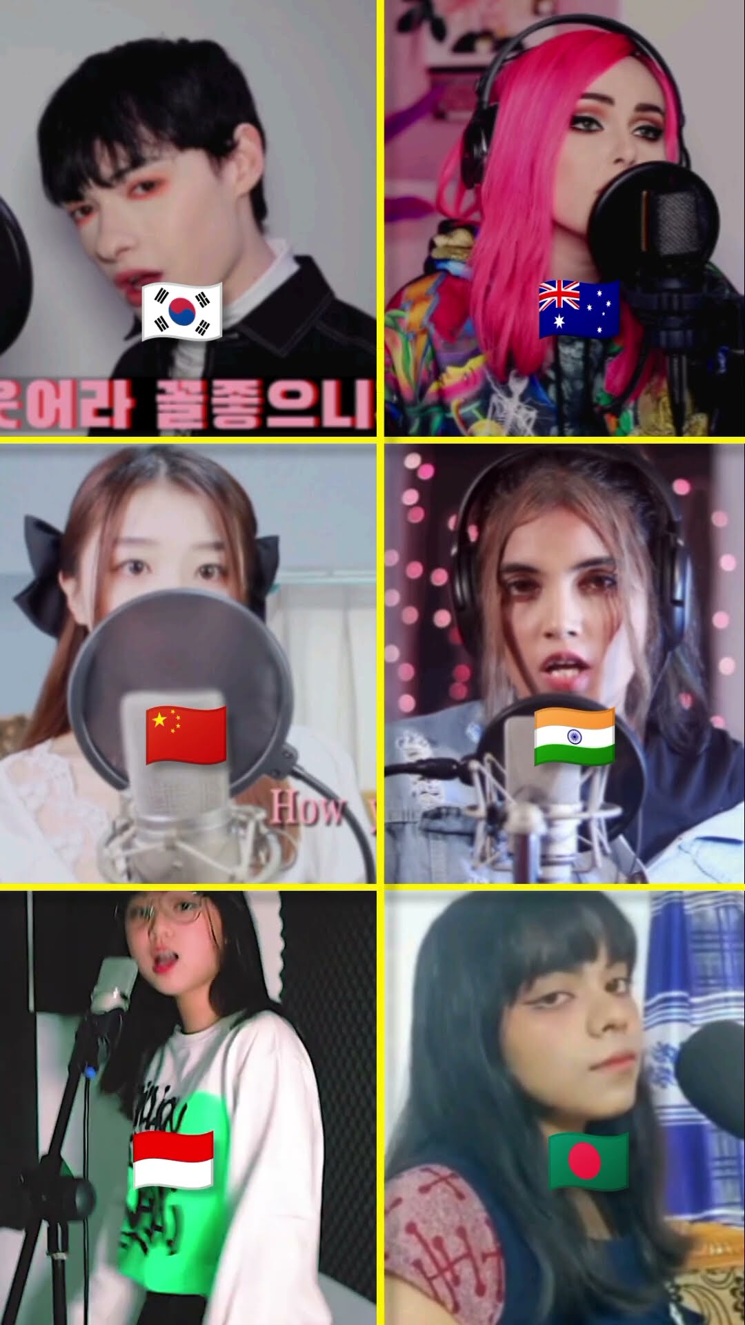 BLACKPINK - 'H.Y.L.T' Cover Battle all over the world #jennie #rosé #jisoo #lisa #blackpink #shorts