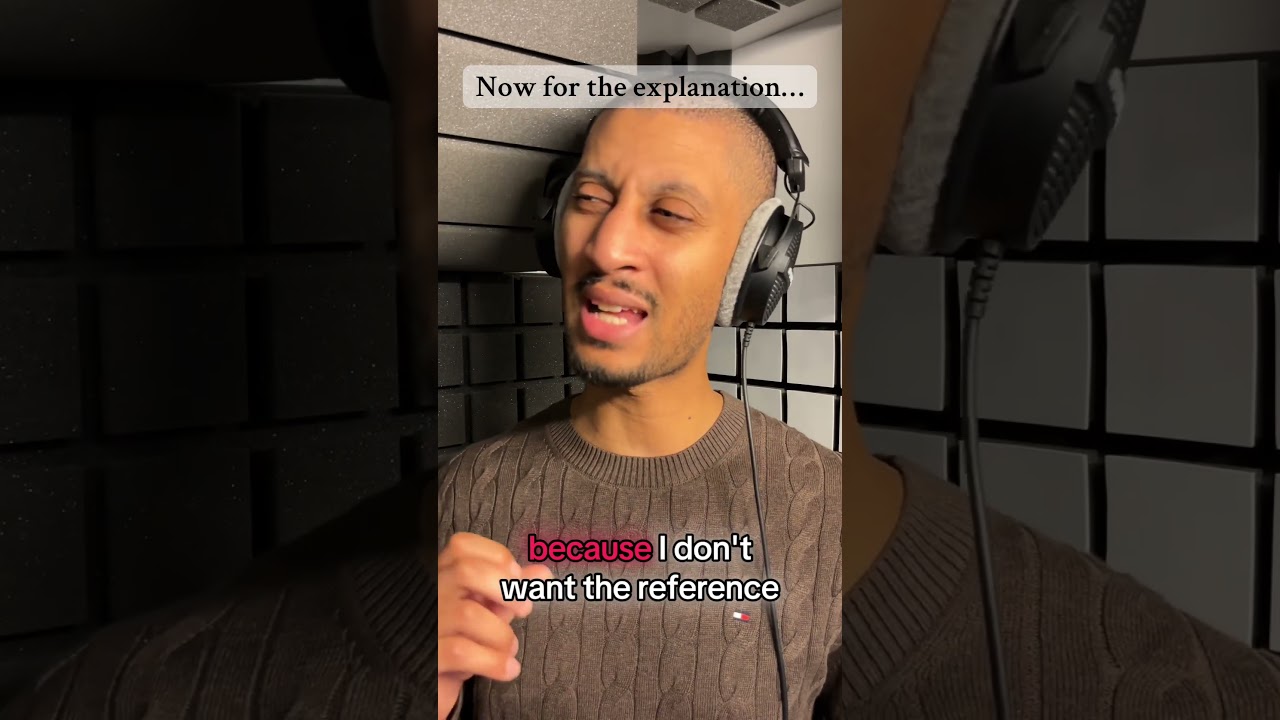 How I record a voiceover audition with reference tracks 