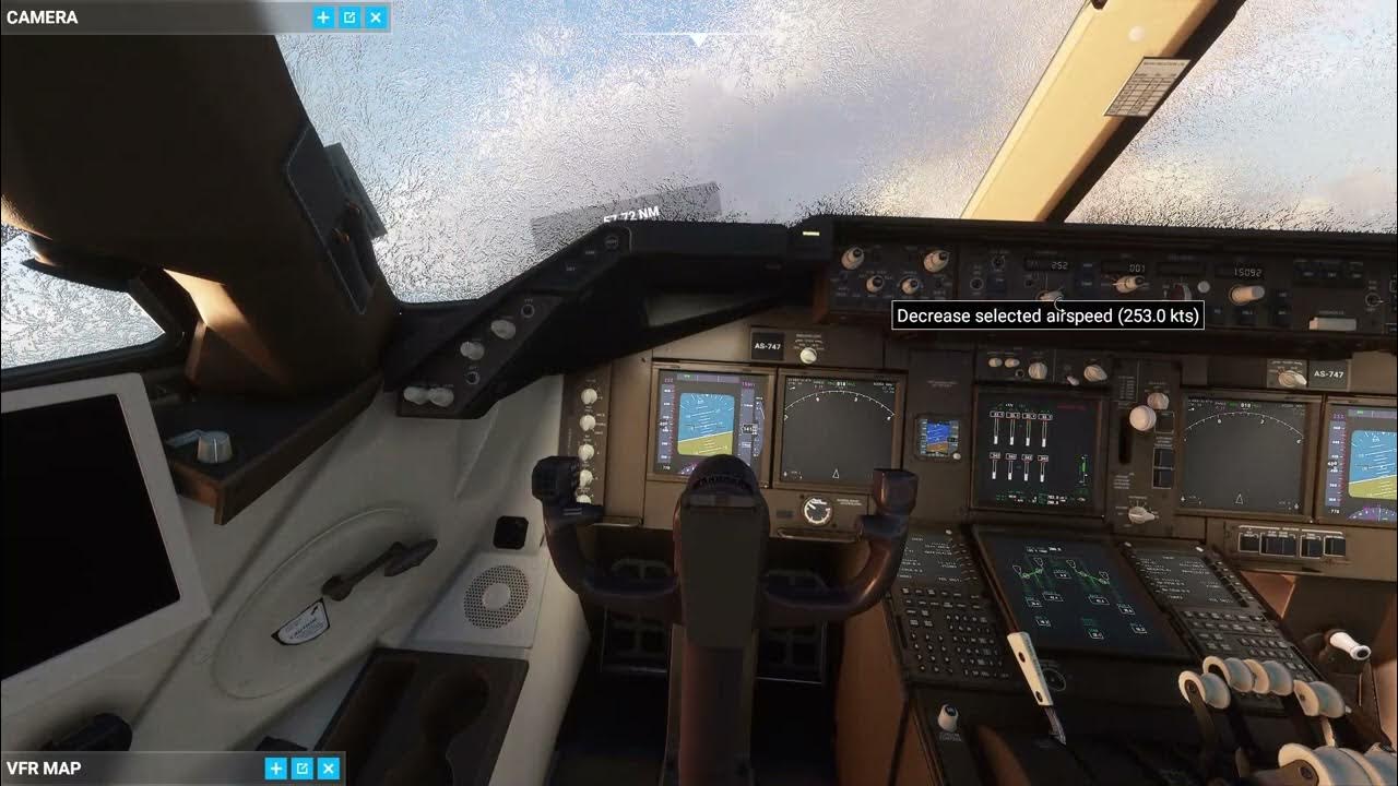 Microsoft Flight Simulator flying Boeing 747 and crased YouTube