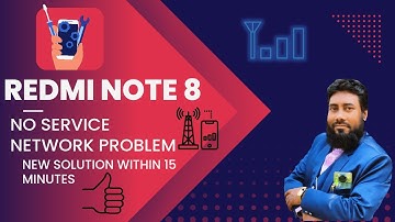 REDMI NOTE 8 NO SERVICE | MINOTE 8 NETWORK PROBLEM SOLUTION | EASY METHOD  MI NOTE 8 NO SERVICE