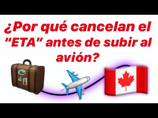 ME CANCELARON EL ETA ANTES DE SUBIR AL AVION - YouTube
