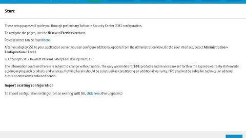 Introducing the Fortify Software Security Center Setup Wizard