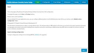 Introducing The Fortify Software Security Center Setup Wizard