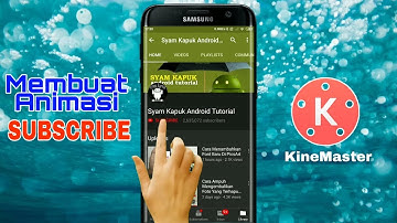 Cara Membuat  Animasi Subscribe Dan Notifikasi Lonceng Di Android