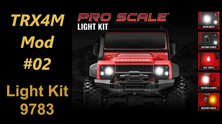 Traxxas TRX4M Mod: Install the Pro Light Kit